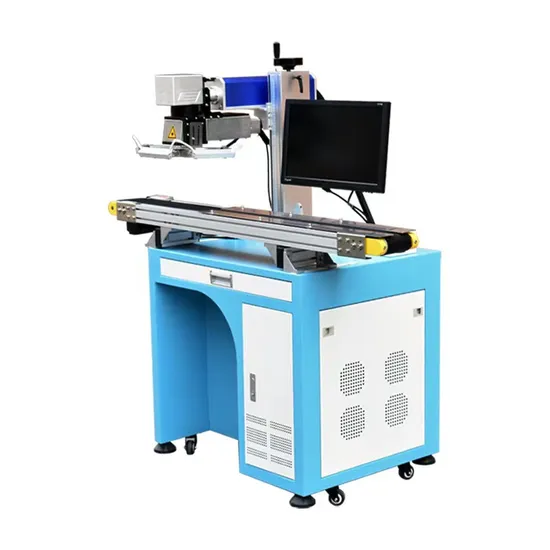 CCD Automatic Visual Positioning Fully Automatic Conveyor Belt Fiber Laser Engraving Marking Machine for Small Parts Marking