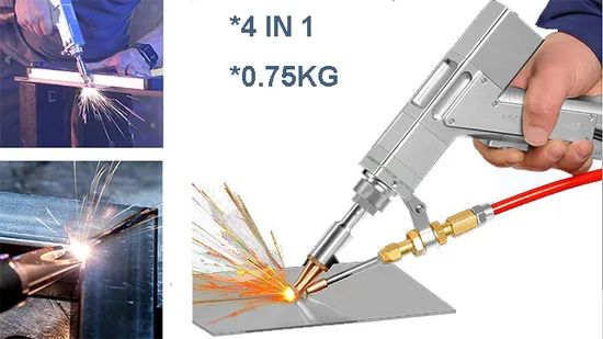 Fincm Best Chiller Water Cooled Laser Welders Handheld Fiber Laser Continuous Wave Welding Cutting Cleaning Machine for Al Ss 