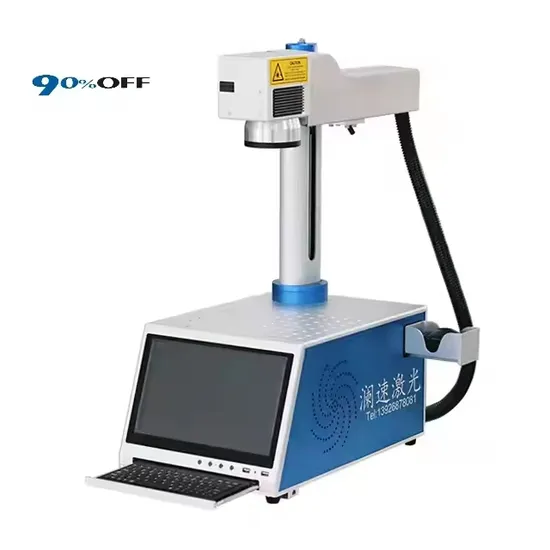 Production Line Date Code Water Bottle Logo Coding Machine Laser Marking Printer 