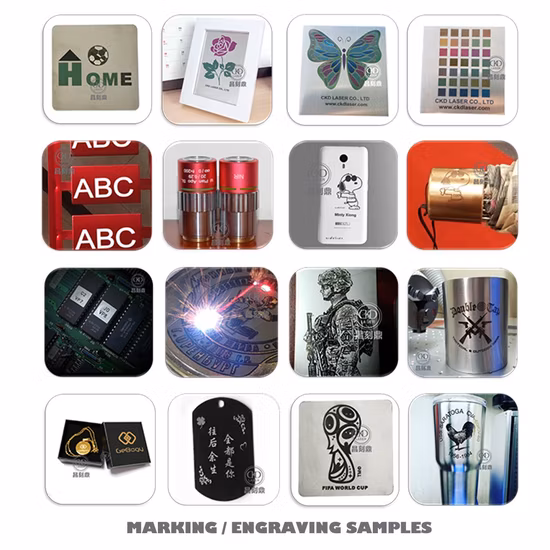 30kg Mini Enclosed Automatic Focusing Laser Logo Marking Machinery on Yeti Cup