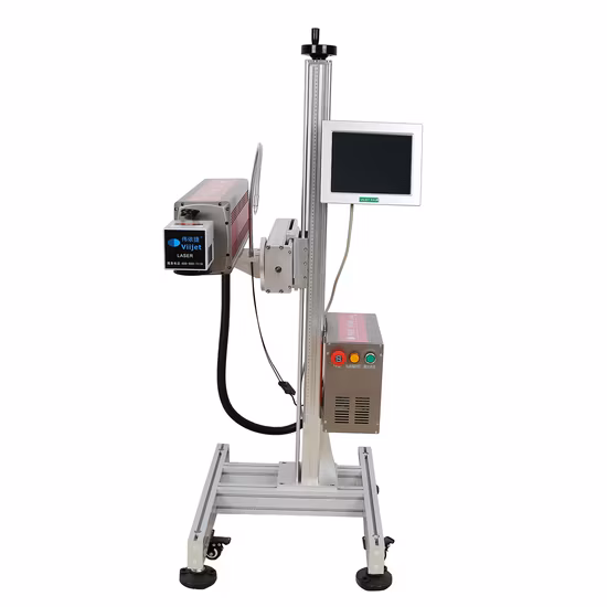 Movable High Speed Laser Marking Machine on Plastic Pipe Automatic Laser Marking Equipment