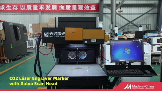150W 3D Dynamic RF CO2 Laser Laser Marking Engraving Printing Machine for Shoes Leather PU Wood Jeans Large Format 3D Dynamic Focusing CO2 Galvo Laser Marking 