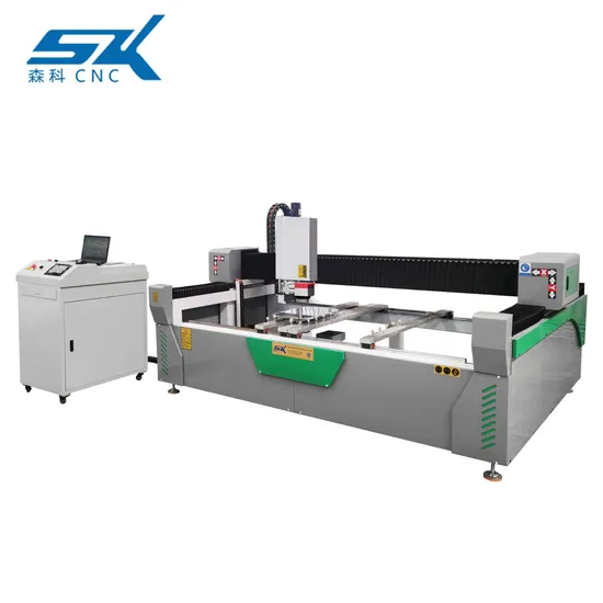 Factory Manufacturer 600*600mm 3D Dynamic Large Format Door Glass Mirror Fiber Laser Marking Sandblaster Machine 