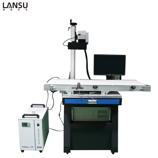 Automatic Positioning Laser Engraving CCD Vision System UV Laser Assembly Line 3/5/10/15/20W Laser Marking Machine 