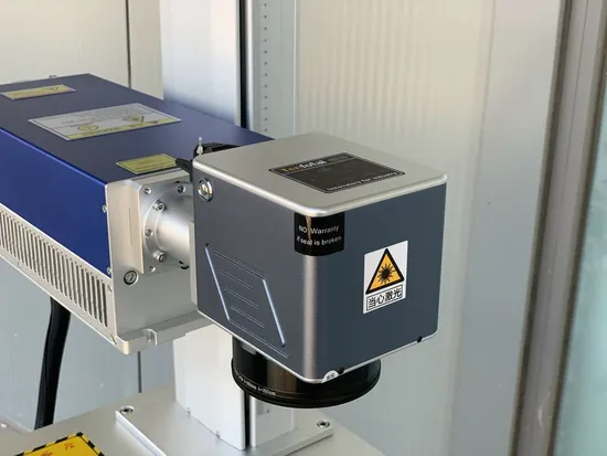 Production Line Flying UV Laser Marking Machine High Efficiency for Plastic/Wood 