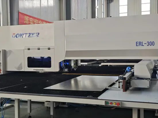 Rexroth System Metal Sheet Plate Panel Perforating Machine / CNC Servo Turret Drilling / Automatic Drilling with Laser Cutting Cut Marking Function Machine 