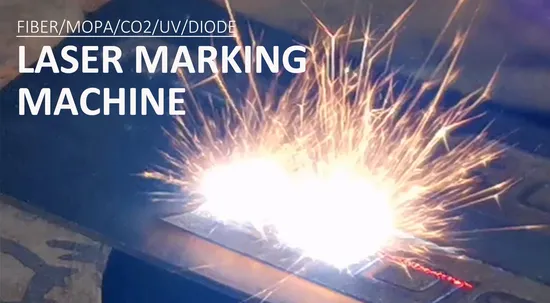 Dynamic Auto Focus 3D 100W Fiber Laser Marking Machine 
