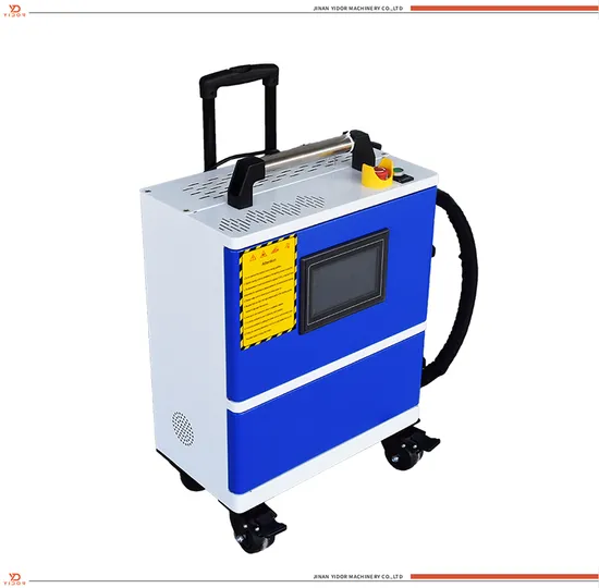 Rust Remover Tyre Mould Pulsed Fiber Laser Cleaning Machine 100W 200W 300W for Paint Oil Surface Cleaning 