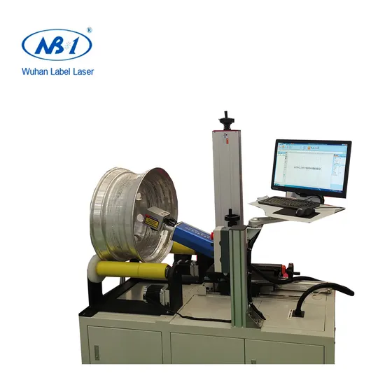 Large Format 600*600mm Big Size Fiber Laser Marking Machine 100W Laser Engraver for Metal Stainless Steel Logo Printing Wheel 