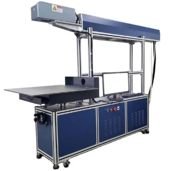 Large Marking Range 600*600mm 3D Dynamic Focus CO2 Laser Marking Machine for Jeans Wood Leather Paper Cards 