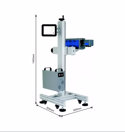 Automatic Flying CO2 Laser Marking Machine for Drug/Food Container