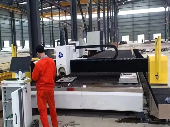 Shipyard Large Format 30000 Watt Metal Laser Machine Supplier with Flame Marking Head 