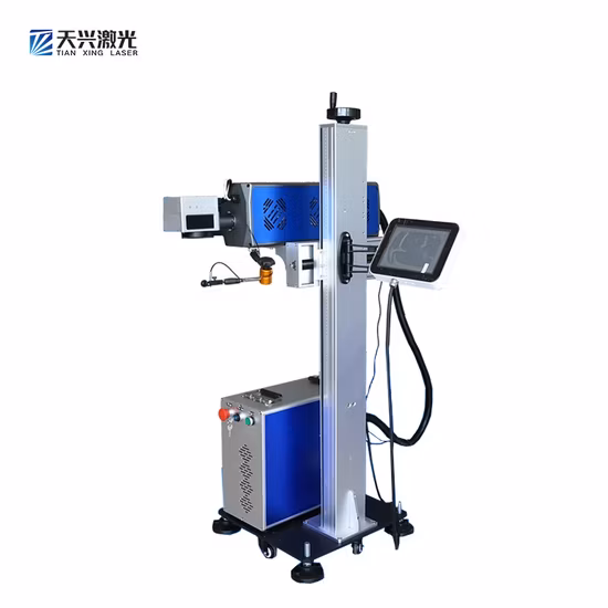 Automatic CO2 Laser Marking Machine 30W for Carton Coated Uncoated Paper Fly Marking Laser Engraver Coherent Synrad Source